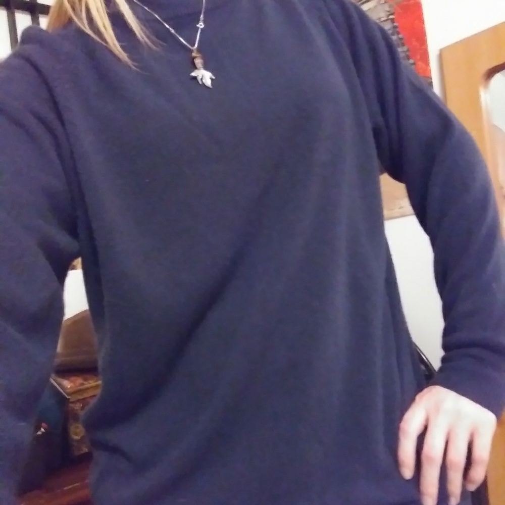 Black cashmere sweater